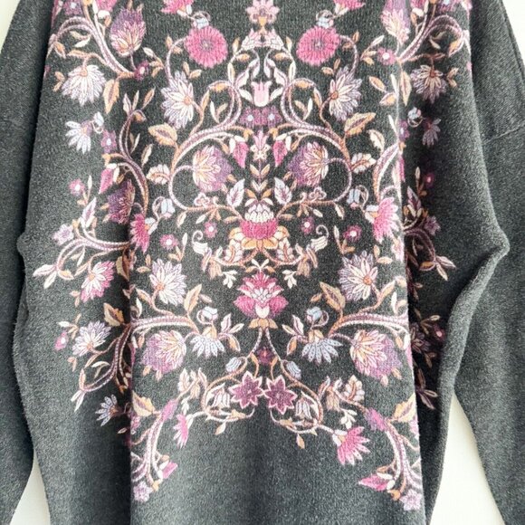 J.Jill Enchanted Florals Sweater XL - Picture 3 of 6